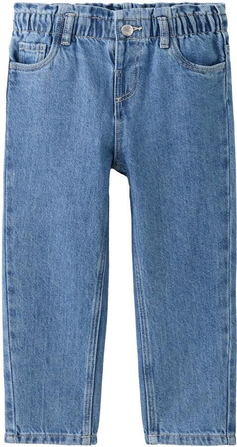 Mango Kids regular fit jeans mediumblauw