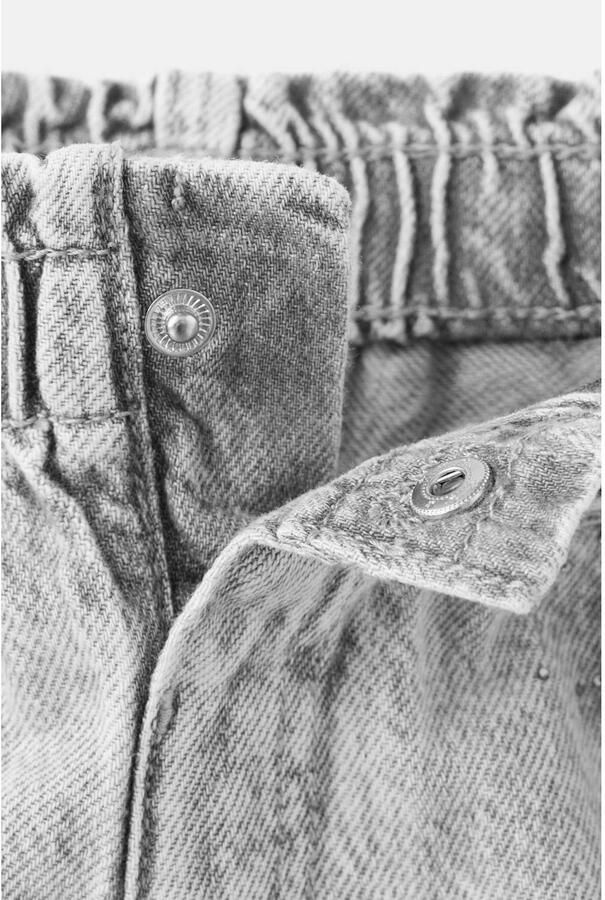 Mango Kids regular fit jeans met strass-steentjes grijs - Foto 2