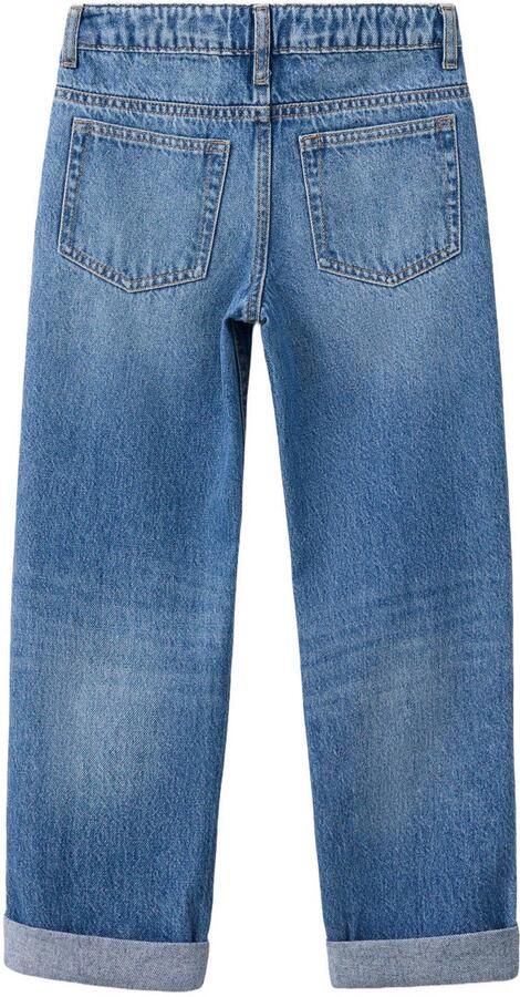 Mango Kids regular fit jeans middelblauw - Foto 3
