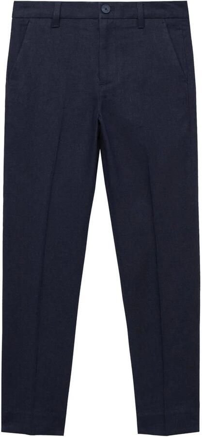 Mango Kids regular pantalon marine