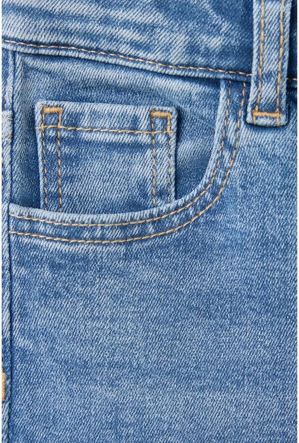 Mango Kids regular waist flared jeans mediumblauw - Foto 2