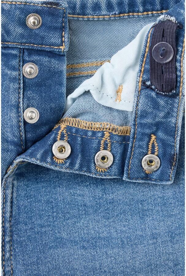 Mango Kids regular waist flared jeans mediumblauw - Foto 3