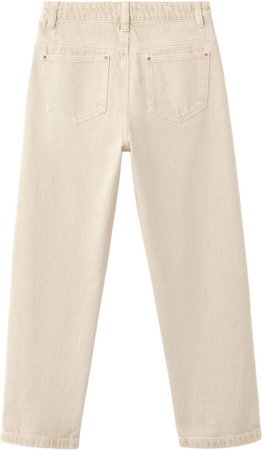 Mango Kids regular waist straight leg jeans beige - Foto 2