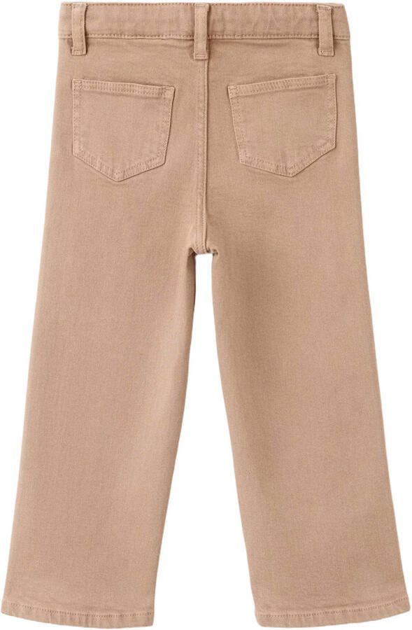 Mango Kids regular waist straight leg jeans bruin