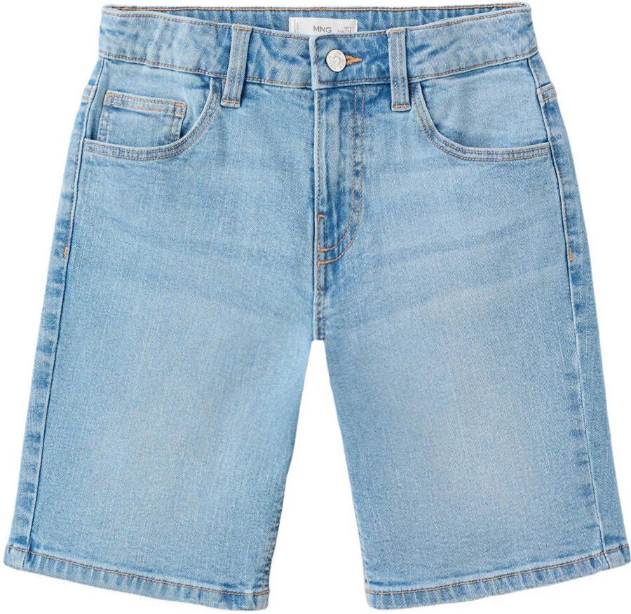 Mango Kids short light blue denim