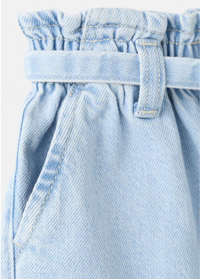 Mango Kids short light blue denim - Foto 2