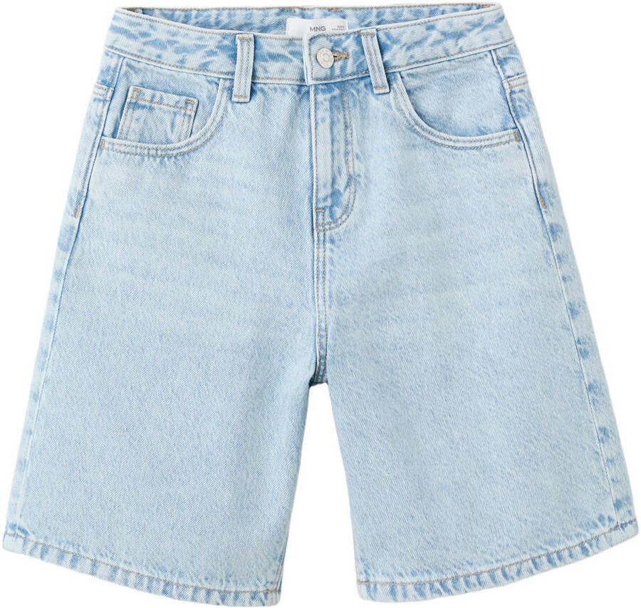 Mango Kids short light blue denim