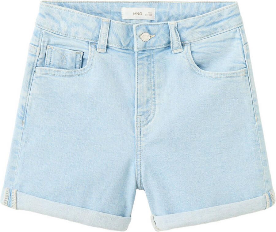 Mango Kids short light blue denim