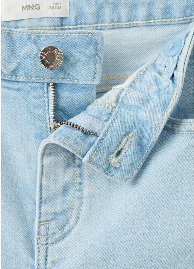 Mango Kids short light blue denim - Foto 3