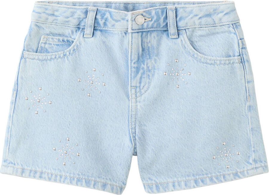 Mango Kids short light blue denim