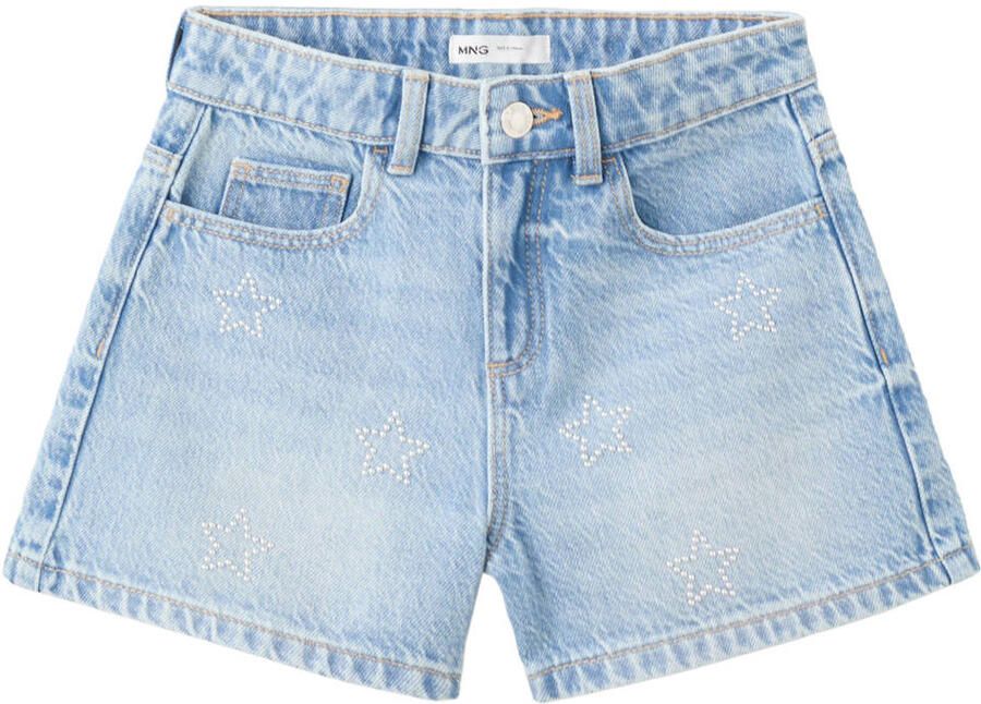 Mango Kids short light blue denim