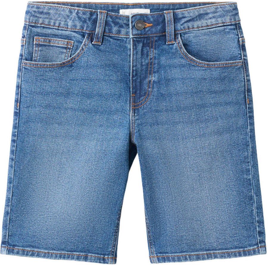 Mango Kids short medium blue denim