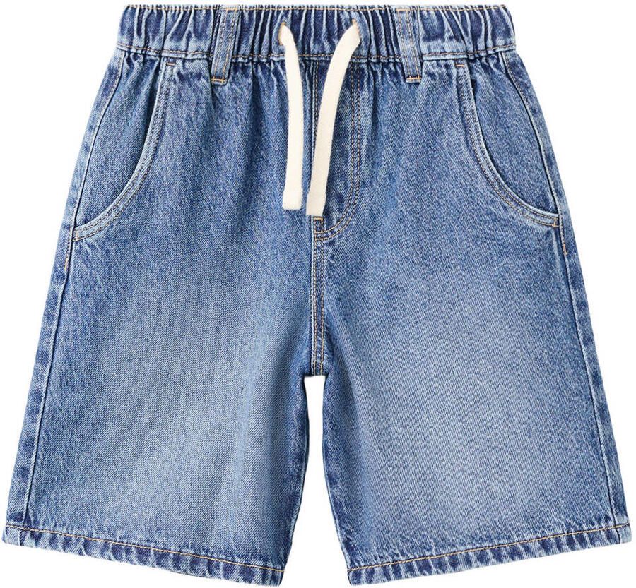 Mango Kids short medium blue denim