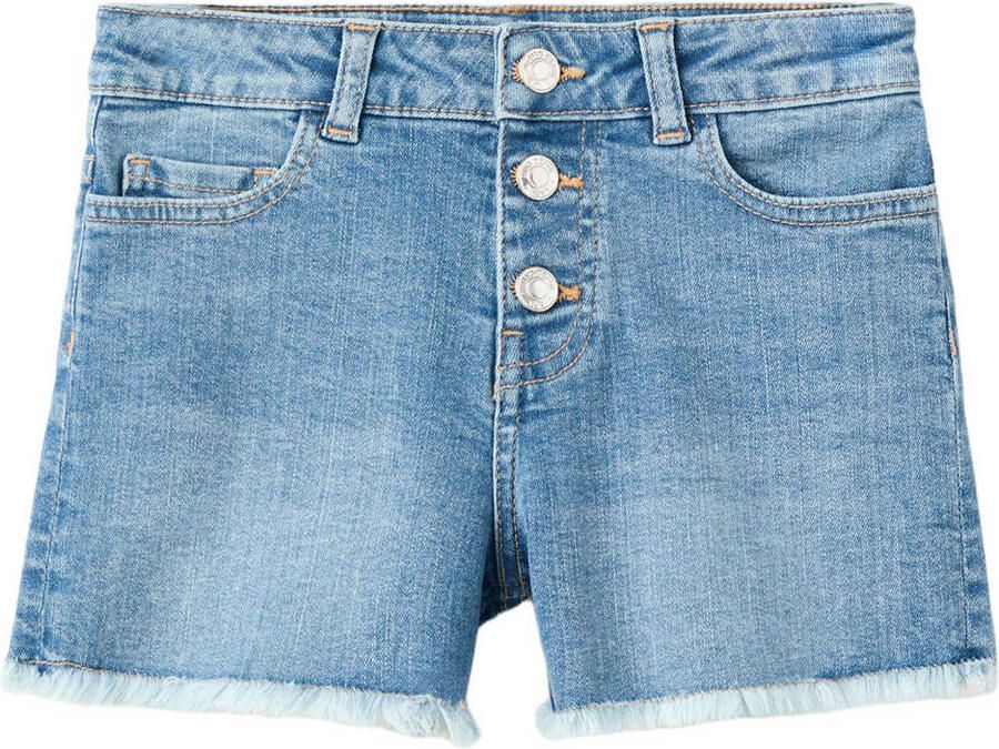 Mango Kids short medium blue denim