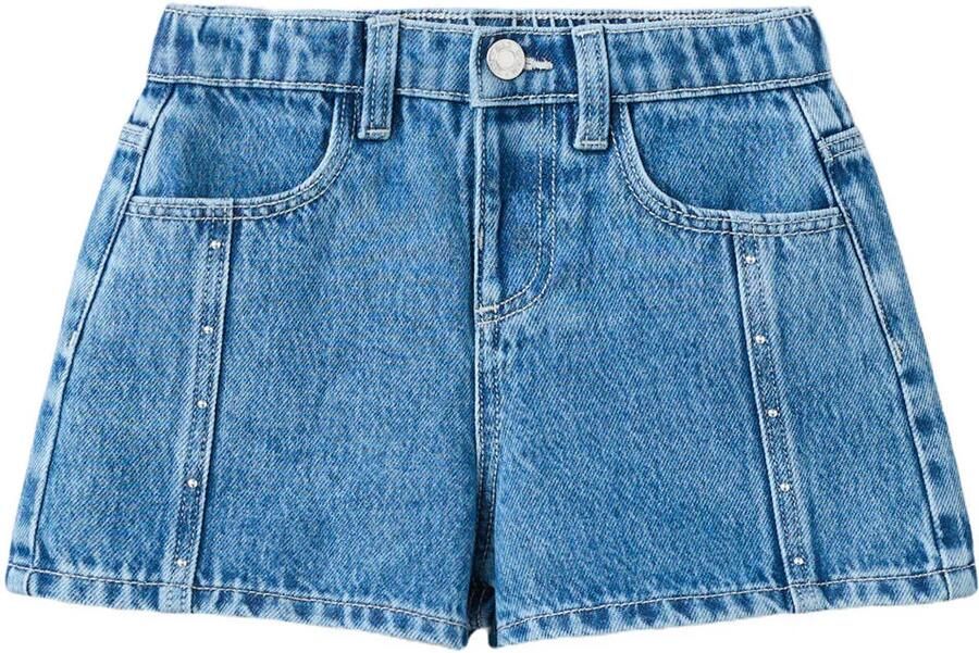 Mango Kids short medium blue denim