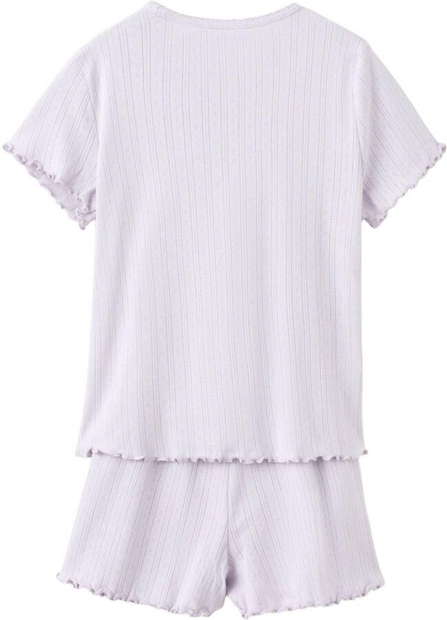 Mango Kids shortama lila fijn gebreid - Foto 2