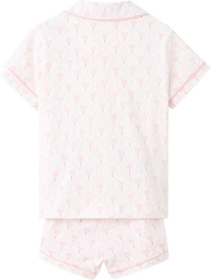 Mango Kids shortama met all over print lichtroze - Foto 2