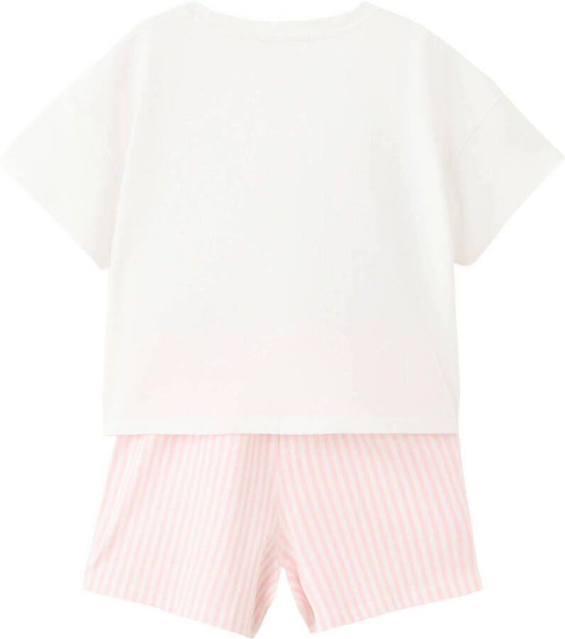 Mango Kids shortama wit roze - Foto 2