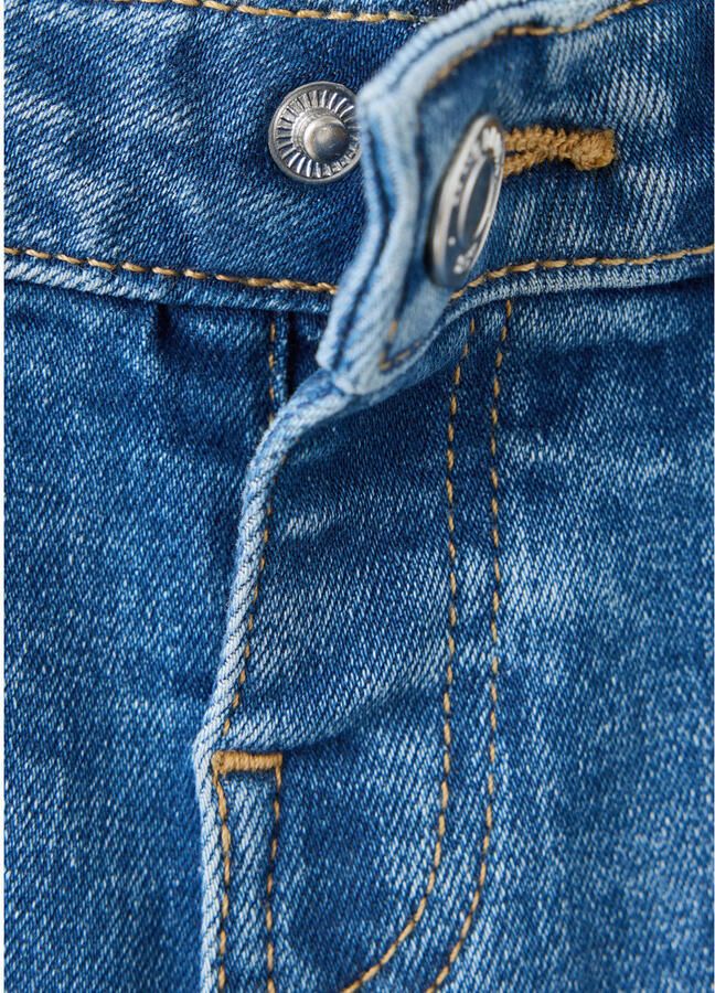 Mango Kids skinny jeans mediumblauw - Foto 3