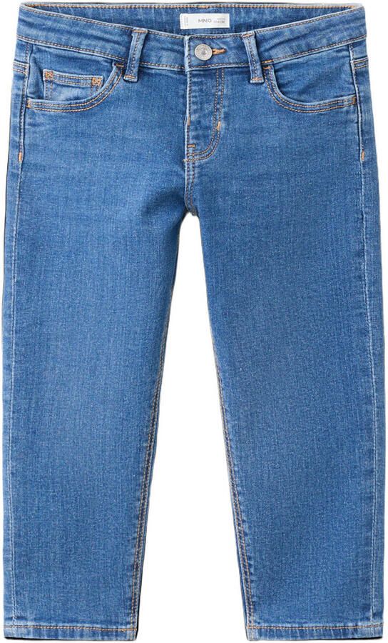 Mango Kids slim fit jeans blauw