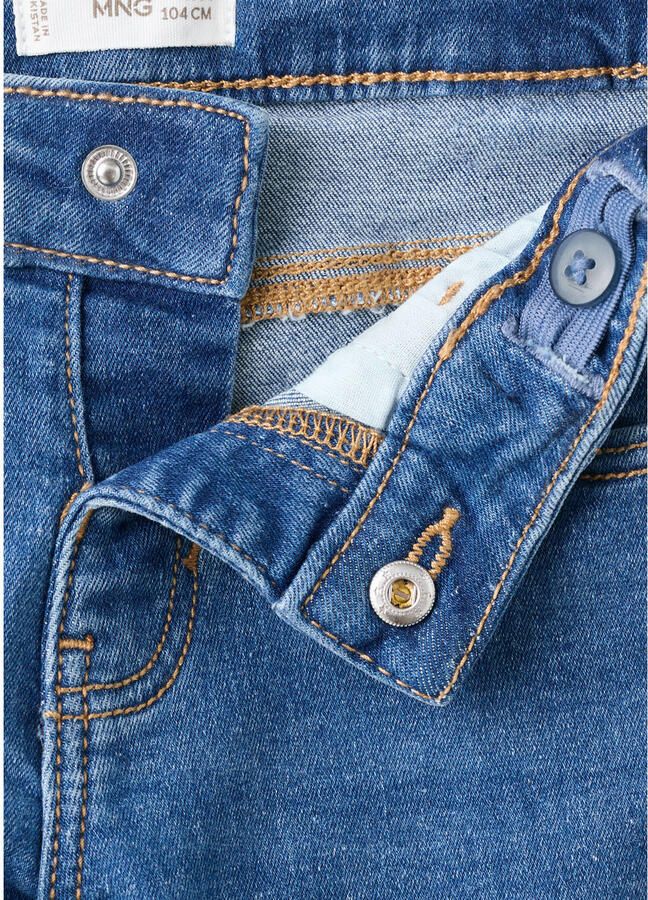 Mango Kids slim fit jeans blauw - Foto 2