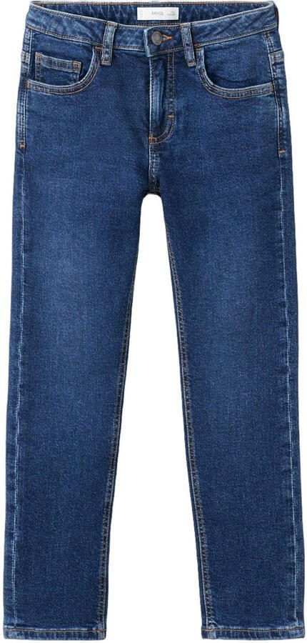 Mango Kids slim fit jeans dark blue denim