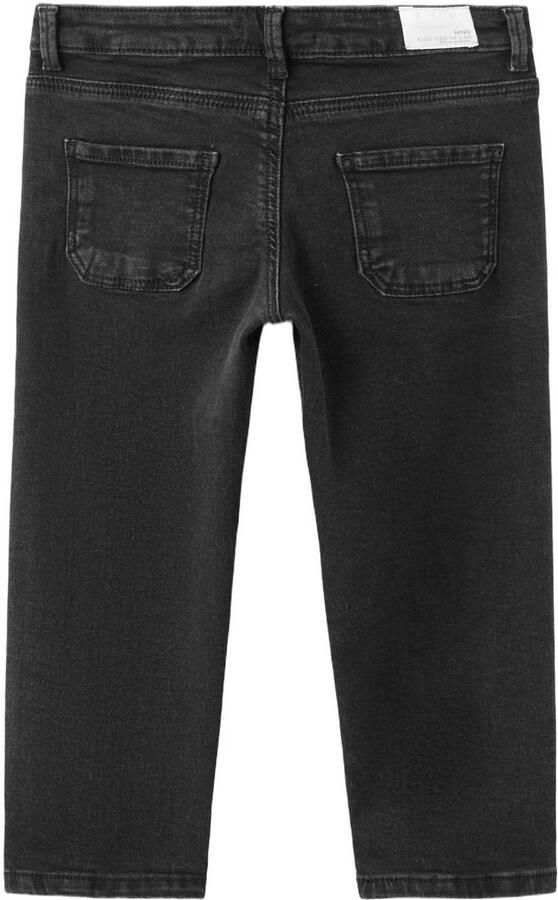 Mango Kids slim fit jeans donkergrijs - Foto 3