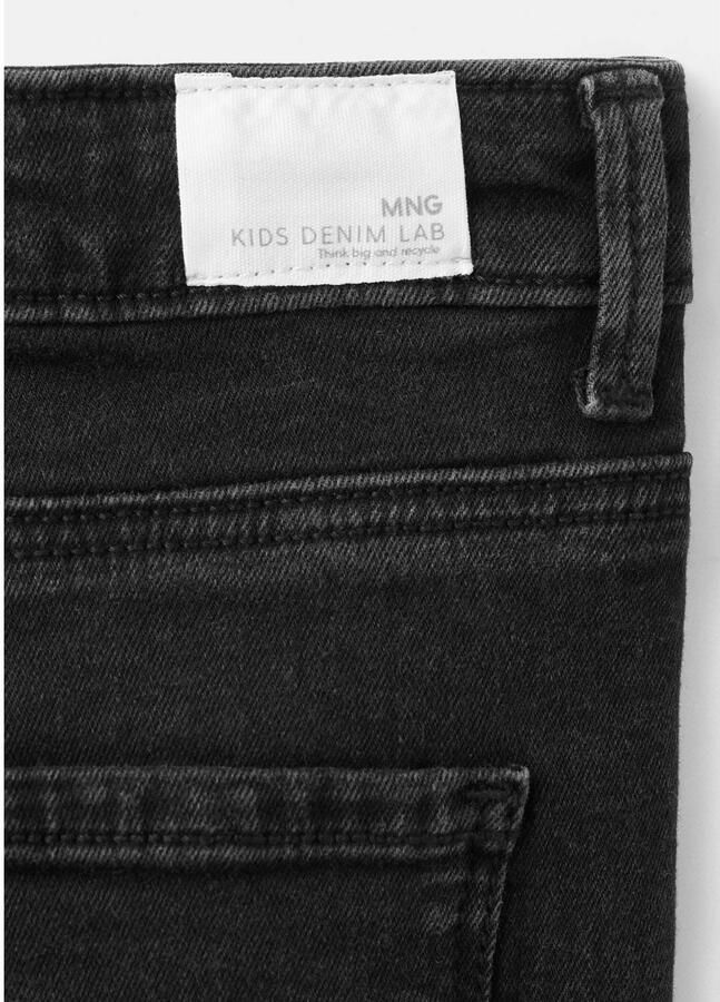Mango Kids slim fit jeans donkergrijs - Foto 2