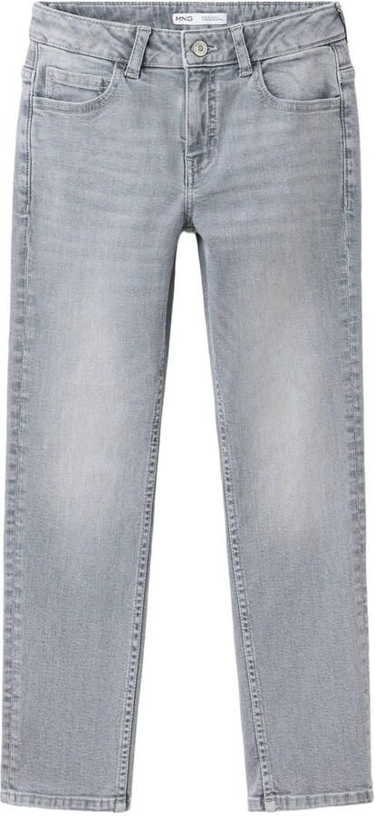 Mango Kids slim fit jeans grijs