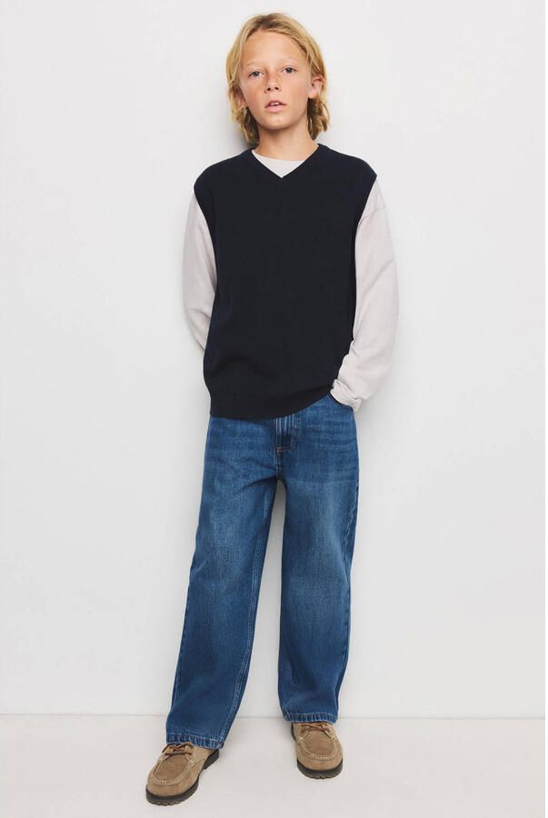 Mango Kids spencer marineblauw
