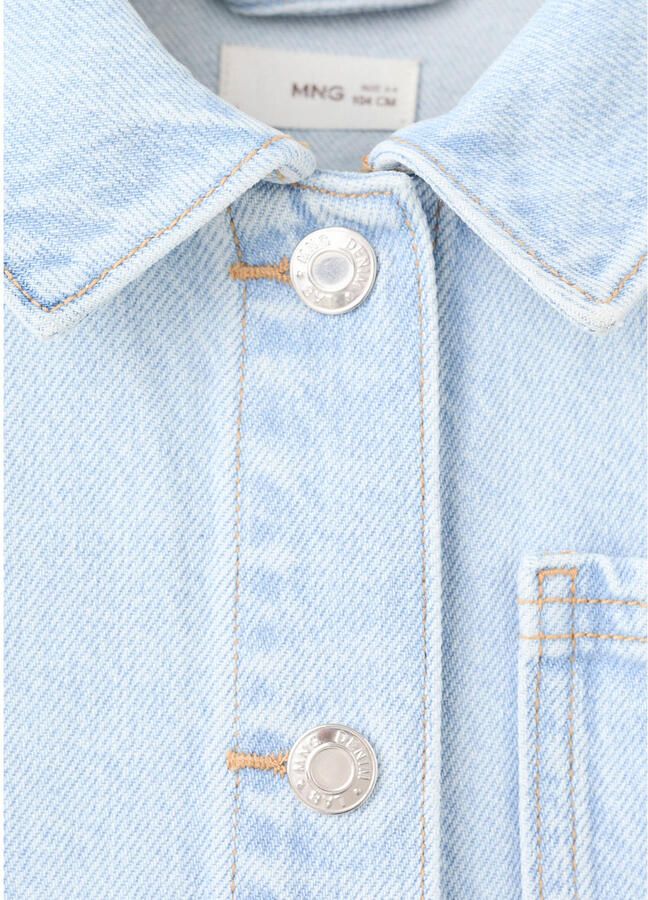 Mango Kids spijkerjas light blue denim - Foto 2