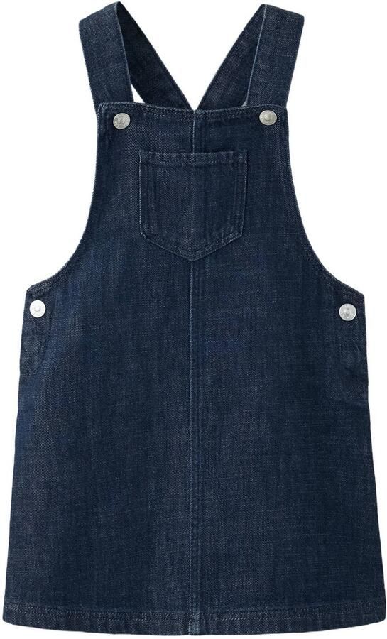 Mango Kids spijkerjurk donkerblauw