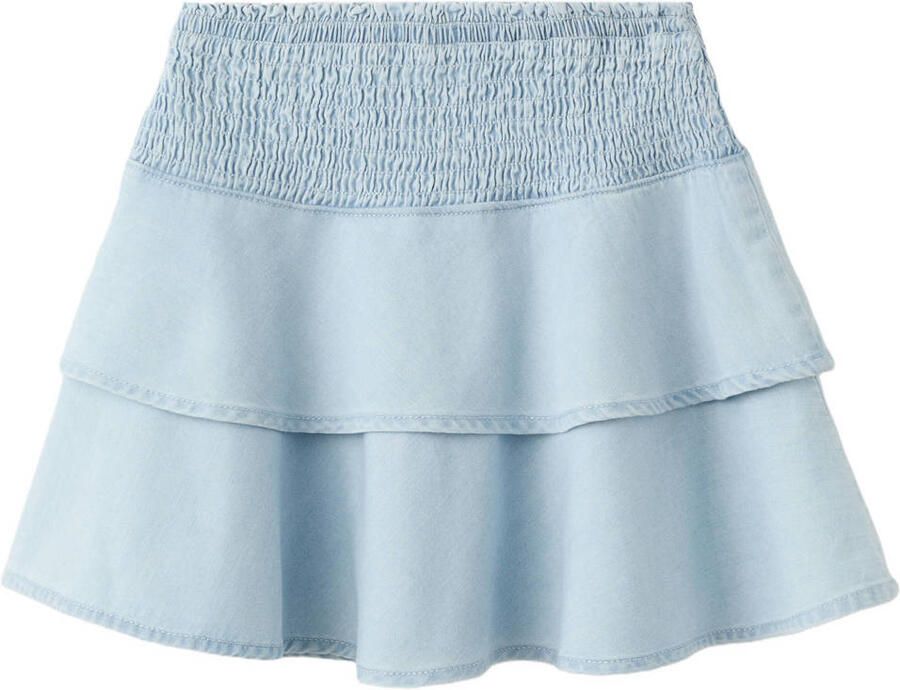 Mango Kids spijkerrok light blue denim - Foto 2
