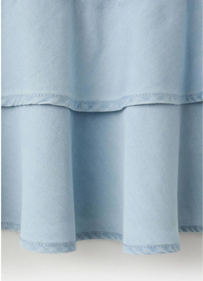 Mango Kids spijkerrok light blue denim - Foto 3