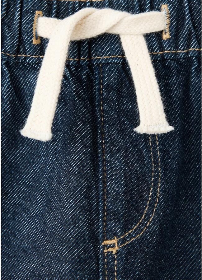 Mango Kids straight leg jeans donkerblauw - Foto 2