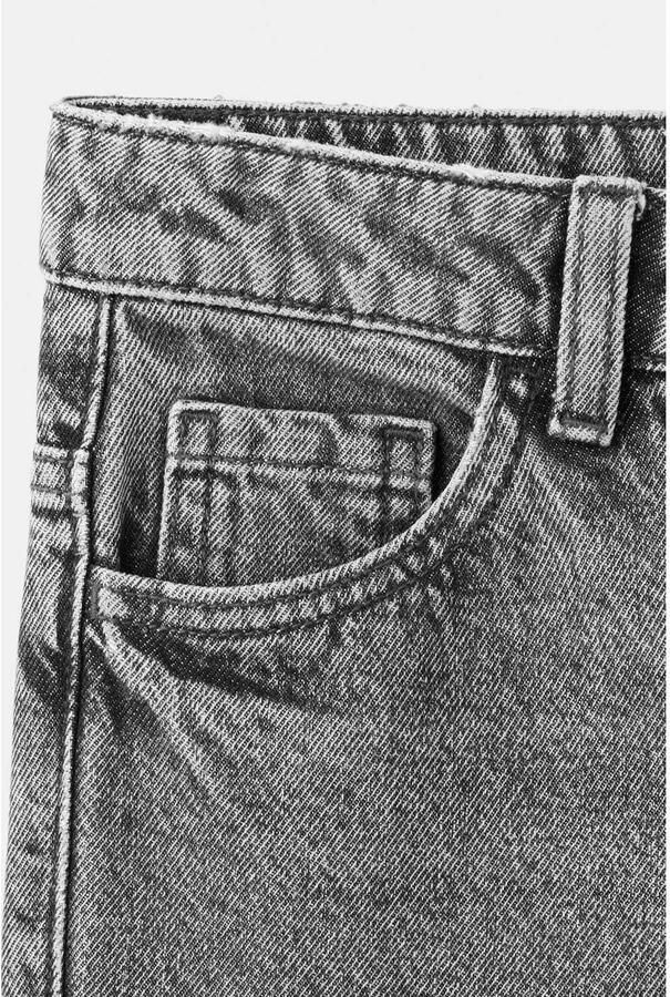Mango Kids straight leg jeans grijs - Foto 3