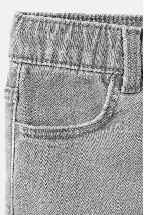 Mango Kids straight leg jeans grijs - Foto 3