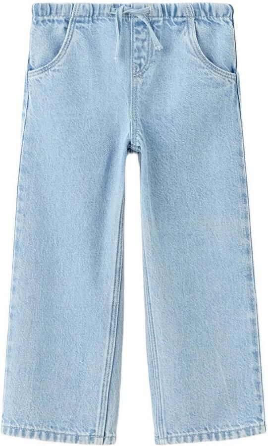 Mango Kids straight leg jeans lichtblauw