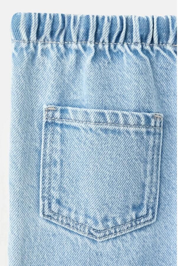 Mango Kids straight leg jeans lichtblauw - Foto 3