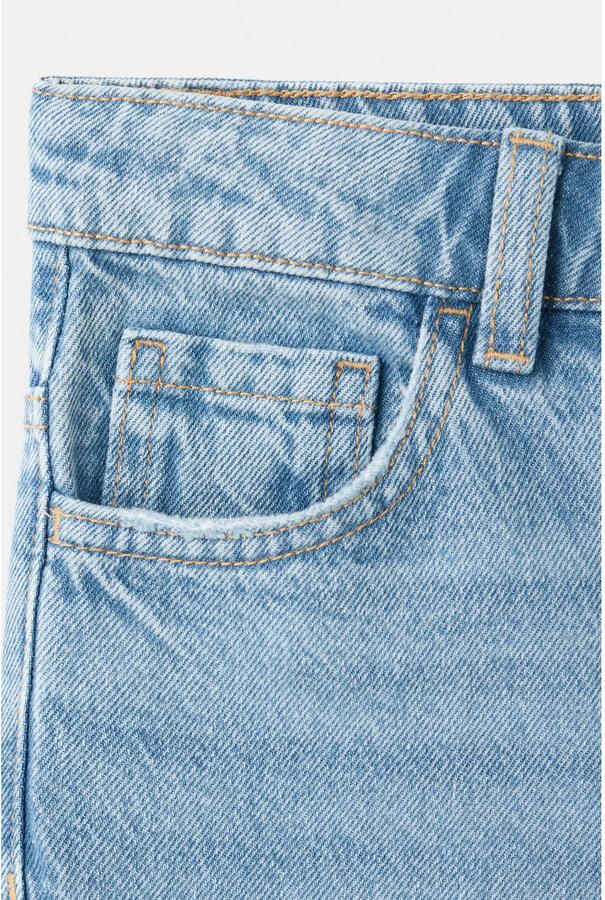 Mango Kids straight leg jeans lichtblauw - Foto 2