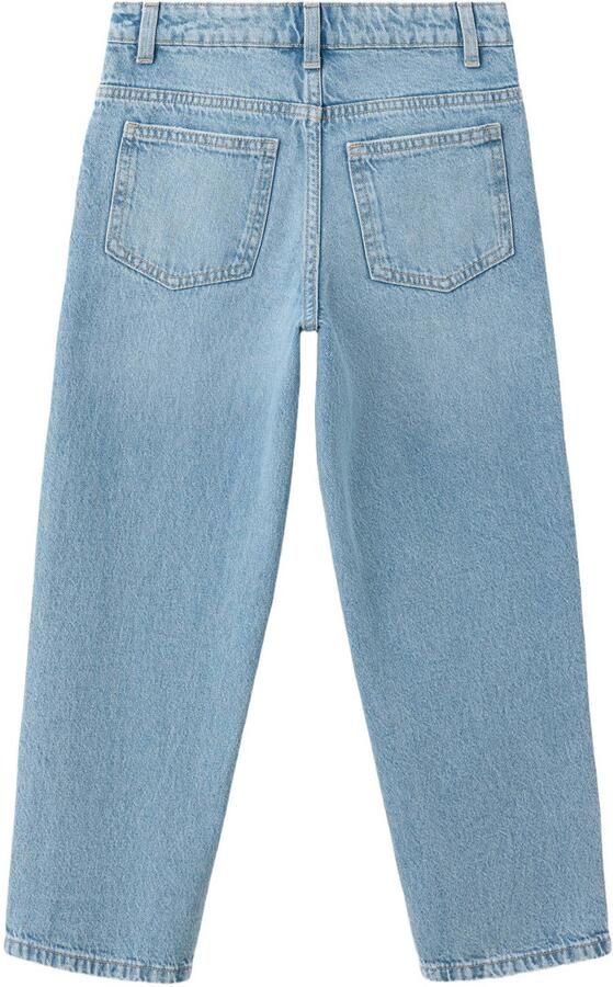 Mango Kids straight leg jeans lichtblauw - Foto 3