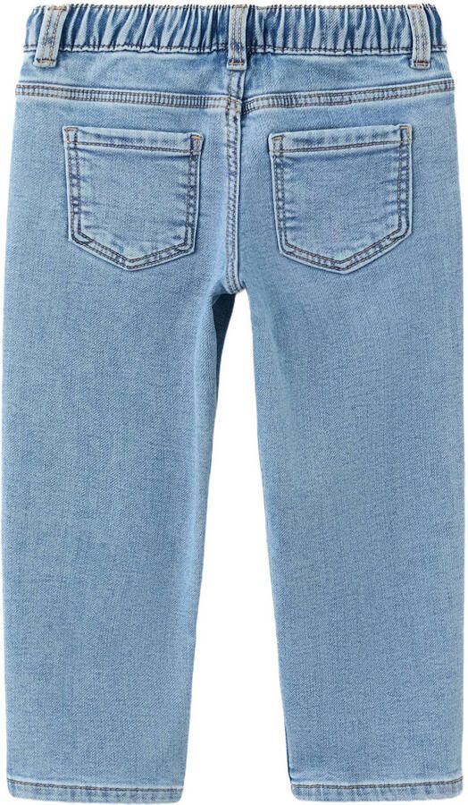 Mango Kids straight leg jeans lichtblauw - Foto 3