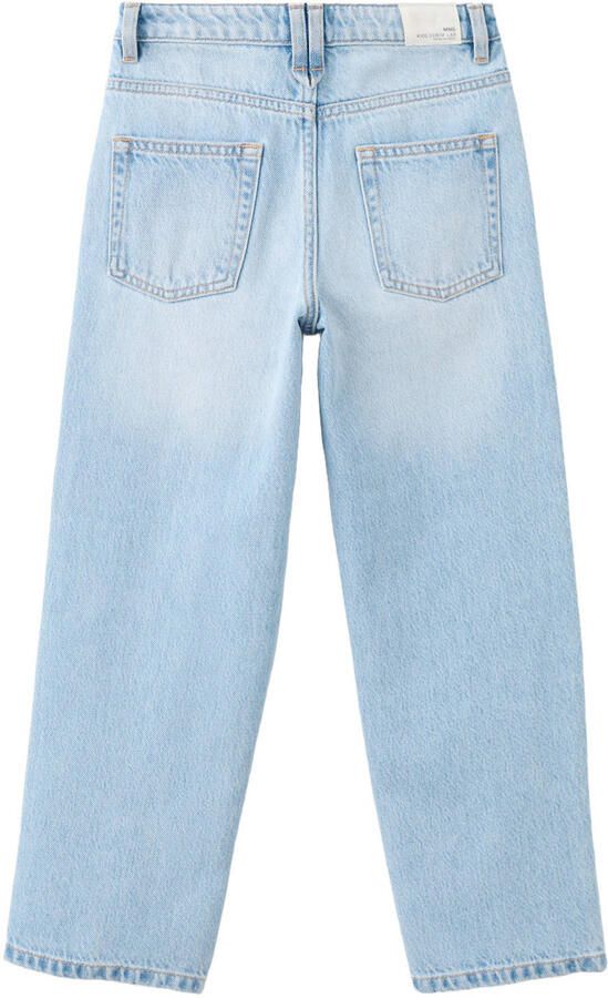 Mango Kids straight leg jeans light blue denim - Foto 3
