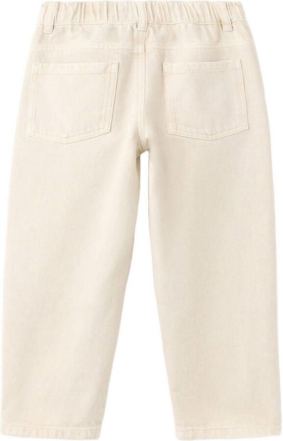 Mango Kids straight leg jeans zand - Foto 3