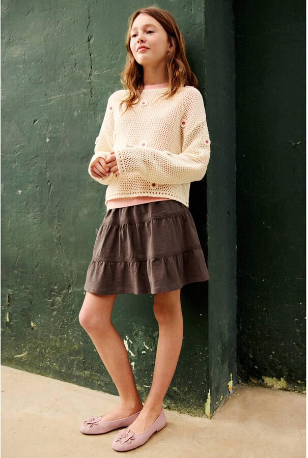 Mango Kids strokenrok bruin - Foto 2