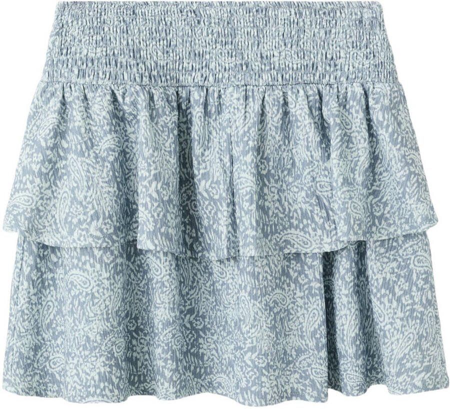 Mango Kids strokenrok lichtblauw - Foto 2