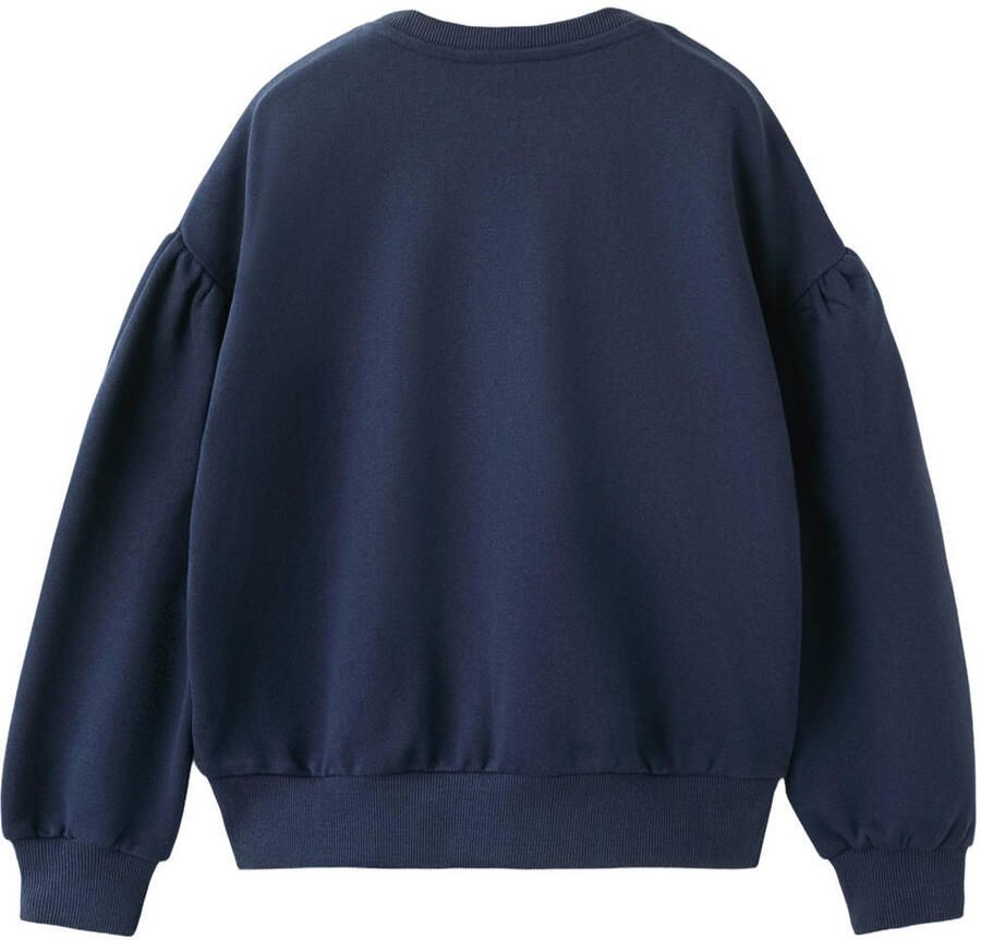 Mango Kids sweater donkerblauw - Foto 2