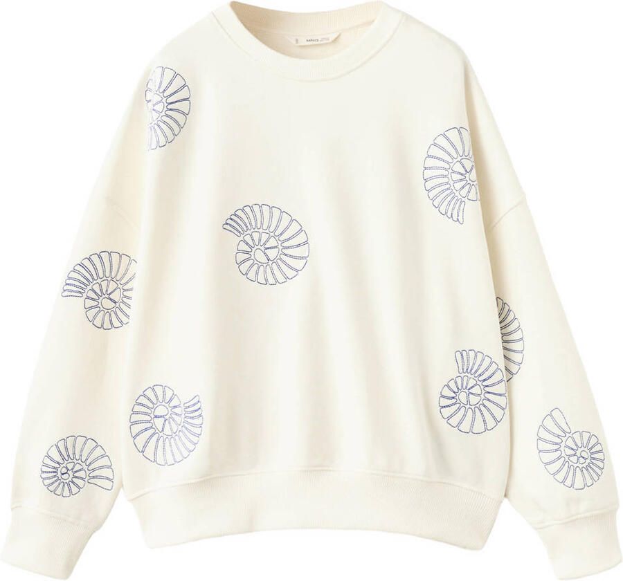 Mango Kids sweater ecru