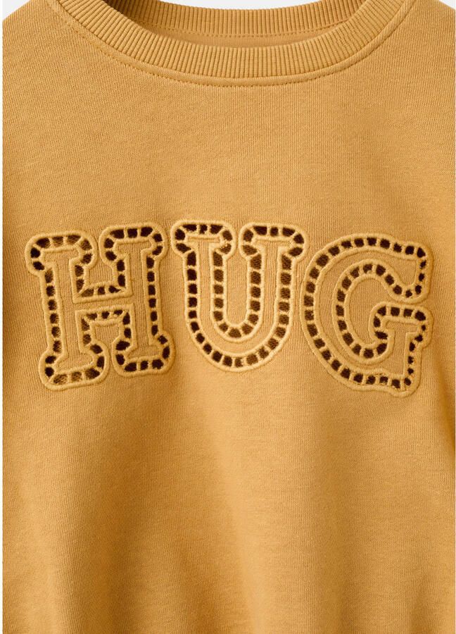 Mango Kids sweater geel - Foto 3