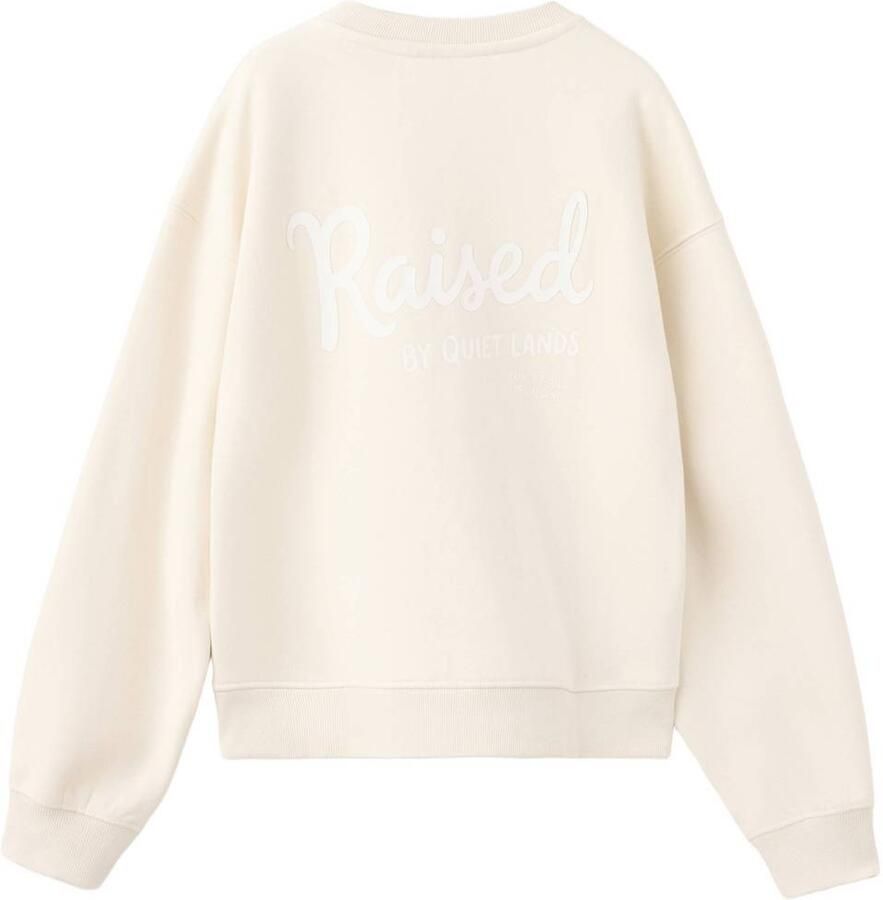 Mango Kids sweater met backprint beige Backprint - Foto 2